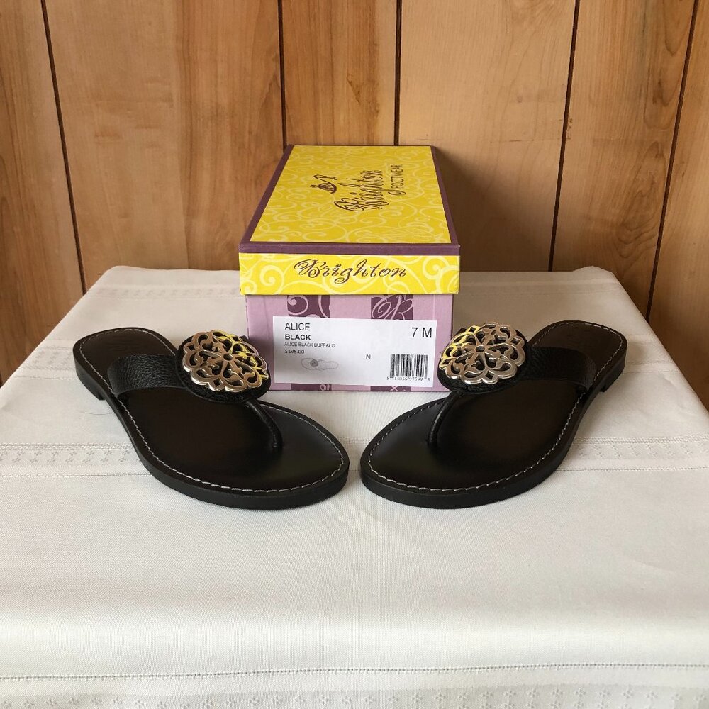 Brighton Ferrara Alice Sandals Size 7 - Picture 2 of 6